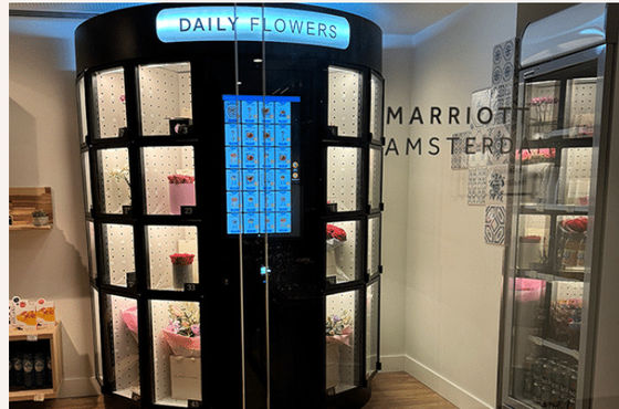 420 kg Frischblumen-Vending-Maschine mit langlebigem Blech-Metallrahmen
