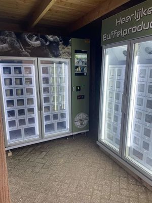 Praktischer und vielseitiger -22 °C bis 20 °C Tiefkühlschrank-Verkaufsautomat mit Temperaturbereich