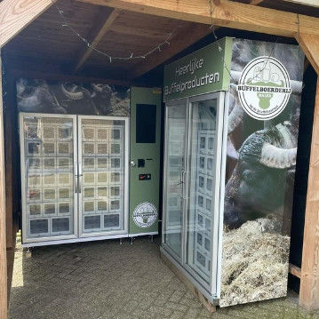 Anpassen von Aufkleber Schließfach Automaten mit Barzahlung System R290 Kühlmittel
