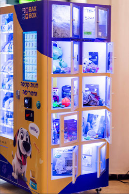 110-220V/50-60HZ Snack-Food-Verkaufsautomat mit 3-20°C Kühlsystem, 21,5-Zoll-Touchscreen