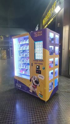220V Glasstür-Verkaufsautomat für großverpackte Snacks 400W Kapazität Effizienz