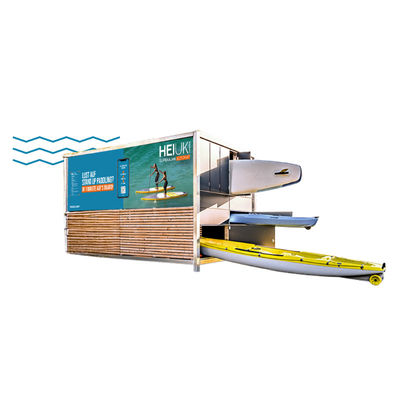 Vollautomatischer SUP-Kajak-Verkaufsautomat zum Verleih von SUPs und Kajaks im Selbstbedienungs-Outdoor-Wassersport