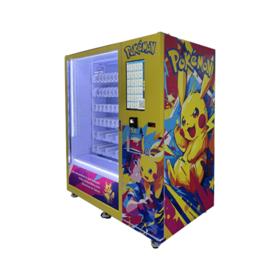Kühlsystem 3-20°C / Keine W1620mm*T950mm*H1950mm Pokemon-Verkaufsautomat für Ihre Kundenanforderungen