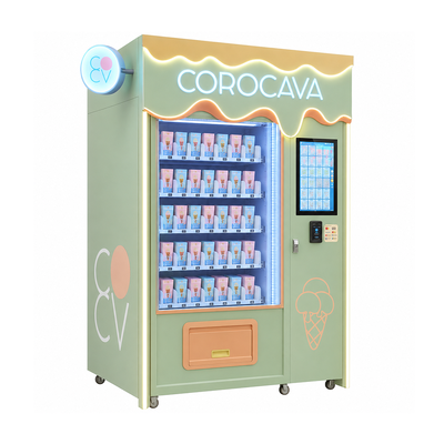 Frozen Food Vending Machine designed to support ice cream retail growth through cold storage and easy product access