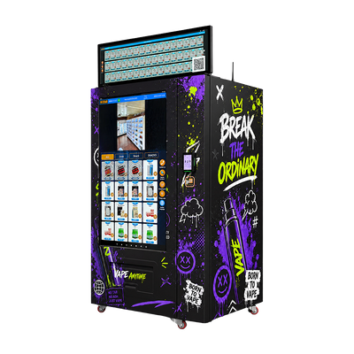 E-cigarette Vending Machines Combining Secure Age Verification and High Capacity Touch Screens to Enhance Automated Retail Sales