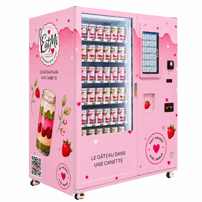 Food Vending Machine designed for fresh snack food sales anytime providing convenient access to cakes and cupcakes