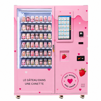 Kuchenautomat mit XY-Achsen-Aufzug für den Verkauf von Kuchen und Cupcakes in Dosen rund um die Uhr