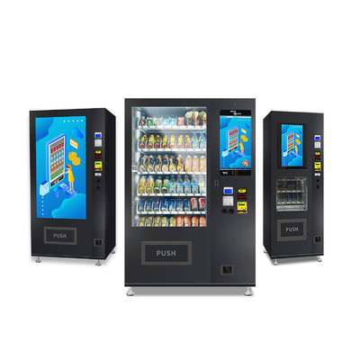 Imbiss-Nahrungsmittelcashless Automat mit mit Berührungseingabe Bildschirm, Spirale, Förderer, Ventilstößel-Liefersystem, Mikrometer