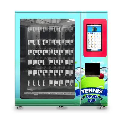 Tennisball-Automat mit Aufzug und justierbarer Kanal-Breiten-Funktion, Sport übersetzt das Verkaufen, Mikrometer