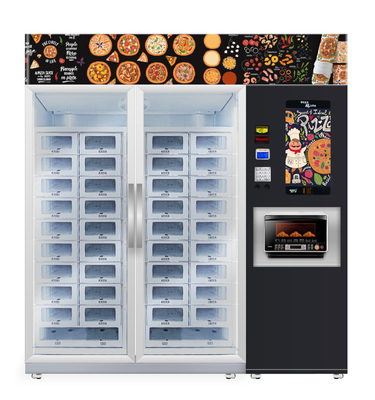 Pizza-abkühlender Schließfach-Automat mit intelligentem Verkauf des Mikrowellen-Mikrometers