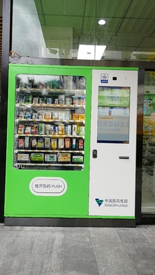 Der einfache Soem-ODM-Medizin-Automat funktionieren mit der großen Kapazität, mit Schirm für Werbung, Mikrometer-intelligenter Verkauf