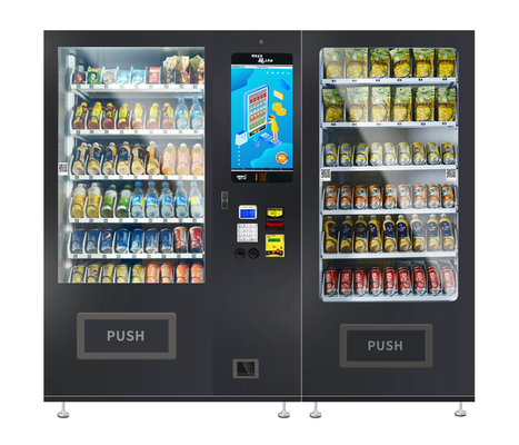 653 Kapazitäts-automatischer Imbiss-Getränk-Automat mit Touch Screen im Büro