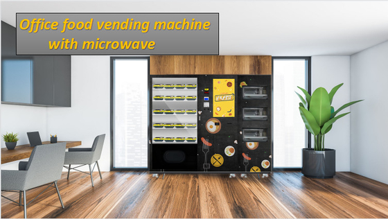 Sofortige Brotdose-intelligenter Automat mit Mikrowelle Oven Micron Smart Vending