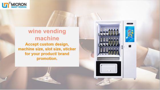 Rotwein-Automat mit Aufzugs-Aufzug gekühltem Automaten-Mikrometer-intelligentem Verkauf