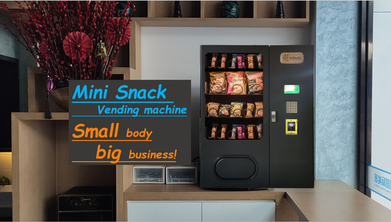 1 Meter-Mini Vending Machine For Mobile-Zusatz-schwarze Farbkleiner Imbiss-Automat