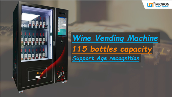 Rotwein-intelligenter Automat mit Alters-Erkennungssystem-Stützpapiergeld