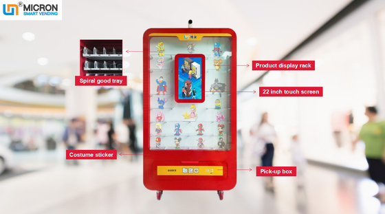 Kundenspezifische Arche Automaten-Mikrometer-Smarts Toy Vending Machine With Display und Touch Screen