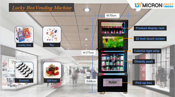 21,5 Zoll-Touch Screen Mini Blind Box Vending Machine mit Ausstellungsraum