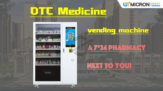 24 Stunden Selbstservice OTC-Medizin-Automaten-Touch Screen Maschinen-Verkauf mit intelligentem System