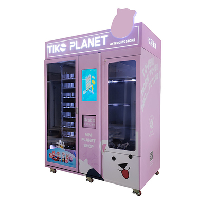 662 Kapazität Lucky Box Toy Vending Machine mit Doppelt-ausgeglichener Glastür