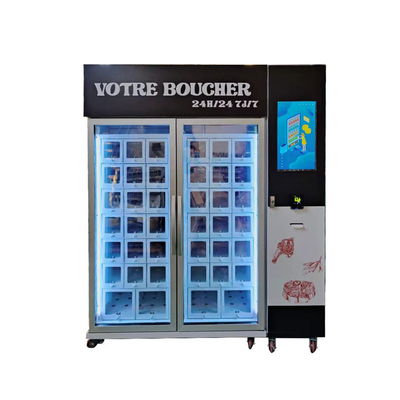 Das Einfrieren möbeln Fleisch-Automaten-Gitter-Kabinett-Kreditkartenleser auf